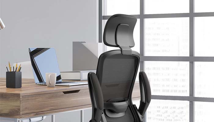 how to add headrest to office chair