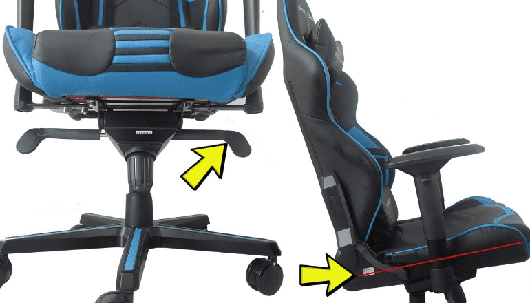 how to fix gaming chair leaning forward
