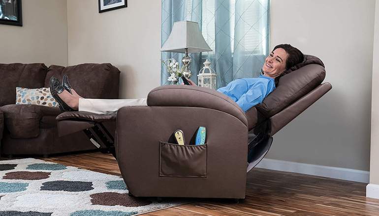 how to keep recliner from hitting the wall