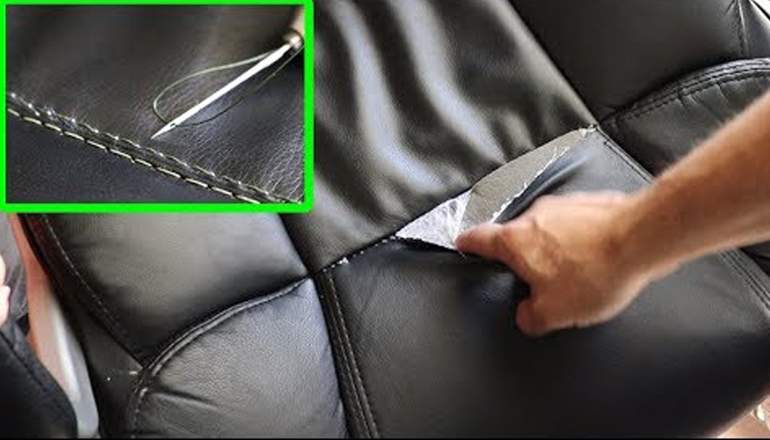 how to repair gaming chair leather