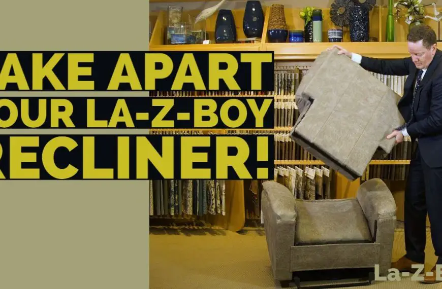 How To Disassemble A Recliner: A StepbyStep Guide