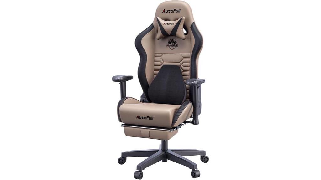 ergonomic gaming chair with office functionality