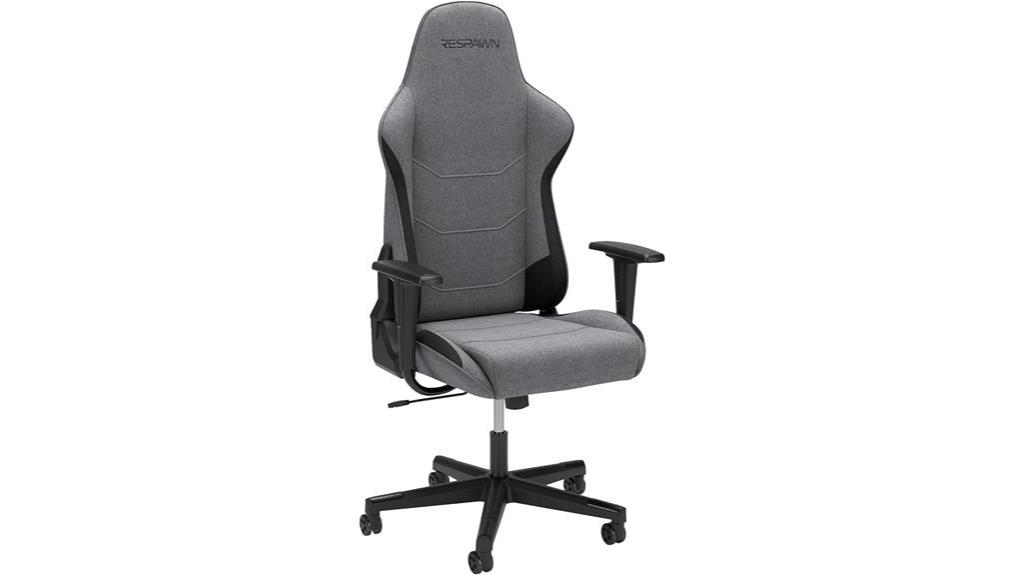 ergonomic gaming chair with respawn feature